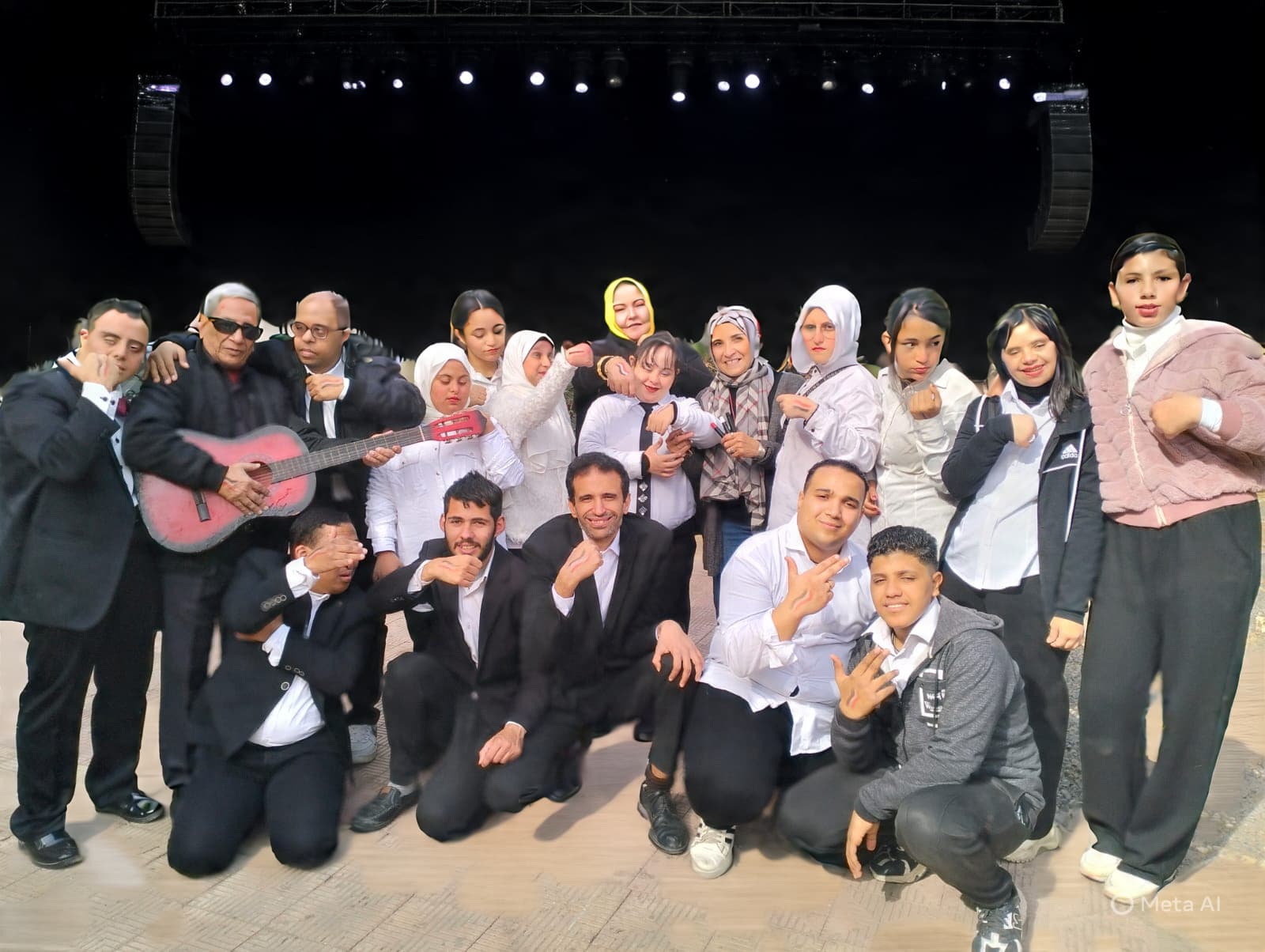 فرقة "حبايب مصر" لذوي الهمم تضىء المسرح 